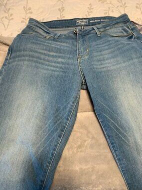 Signature Levi Strauss & Co Jeans Womens 29X30 Blue Mid Rise Skinny Stretch